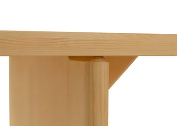 012 Kolmio Bench penkki - Matta öljyvahattu mänty, 176×42×45 cm - Vaarnii