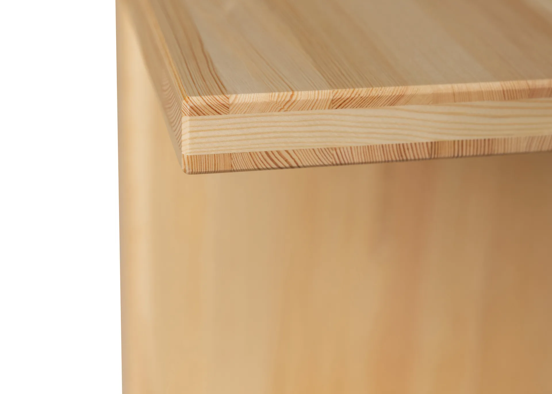 012 Kolmio Bench penkki, Matta öljyvahattu mänty,, 227x42x45 cm Vaarnii