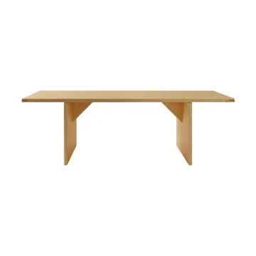 012 Kolmio Dining Table pöytä - Matta öljyvahattu mänty, 227×95×72 cm - Vaarnii