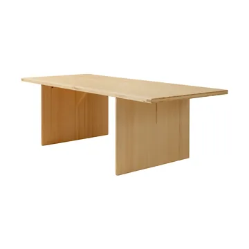 012 Kolmio Dining Table pöytä - Matta öljyvahattu mänty, 227×95×72 cm - Vaarnii