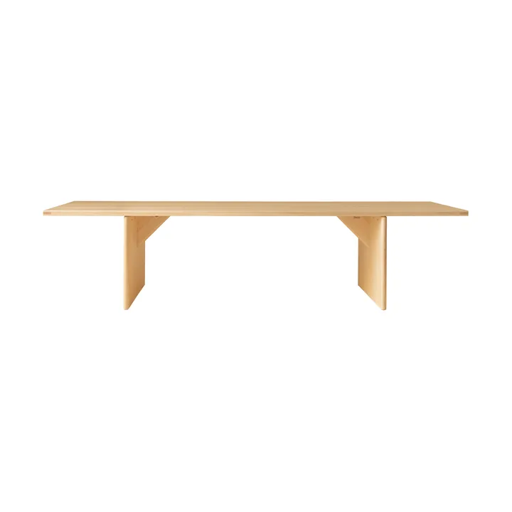 012 Kolmio Dining Table pöytä - Matta öljyvahattu mänty,, 305×99×72 cm - Vaarnii