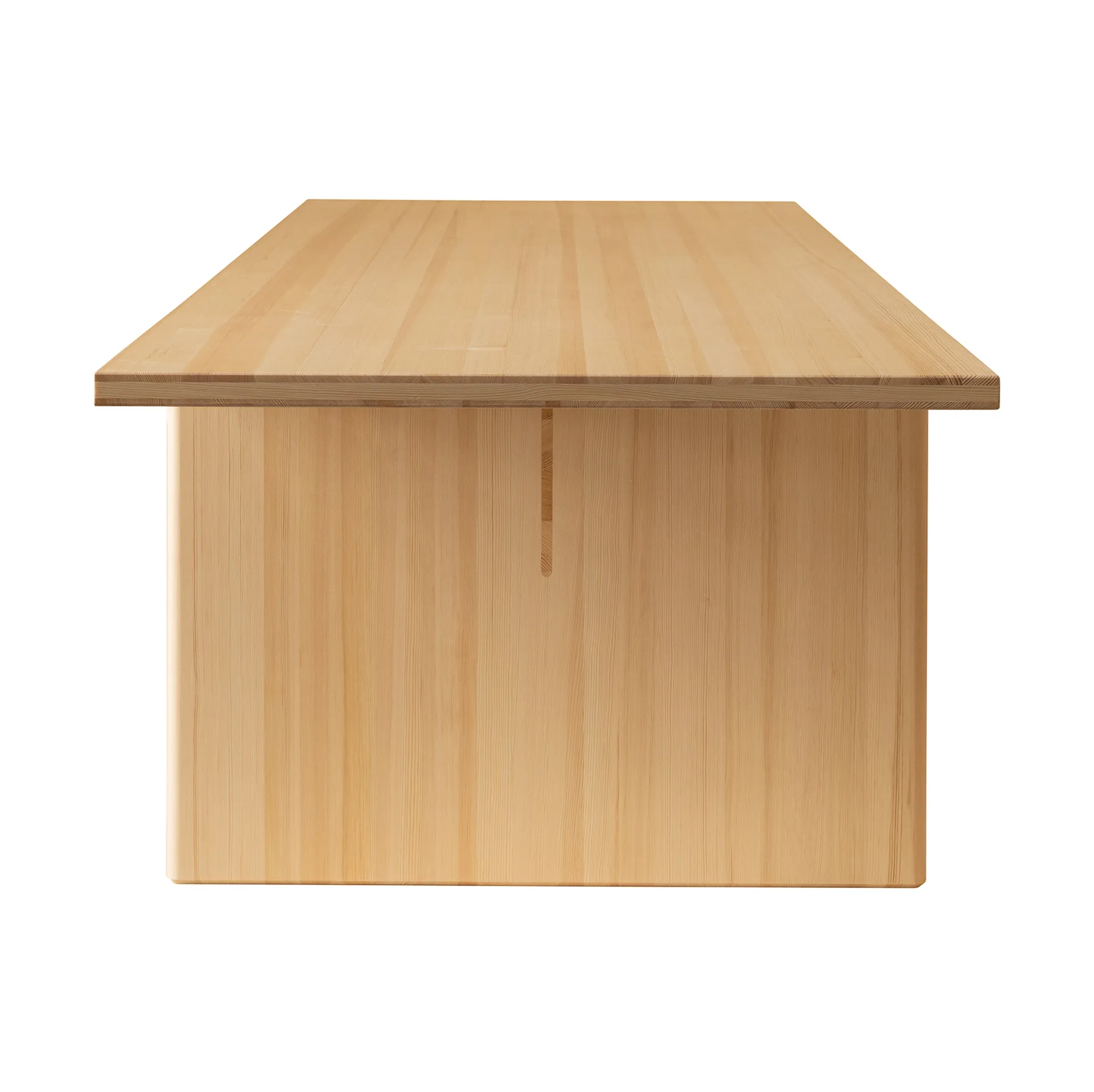 012 Kolmio Dining Table pöytä, Matta öljyvahattu mänty,, 305×99×72 cm Vaarnii