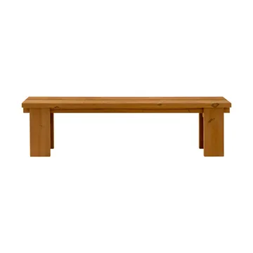 013 Osa Outdoor Bench penkki - Lämpökäsitelty mänty, 182×37×49 cm - Vaarnii