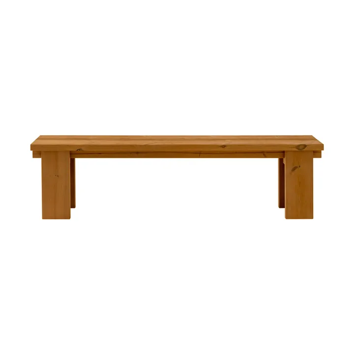 013 Osa Outdoor Bench penkki - Lämpökäsitelty mänty, 182×37×49 cm - Vaarnii