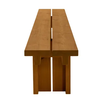 013 Osa Outdoor Bench penkki - Lämpökäsitelty mänty, 270×37×49 cm - Vaarnii