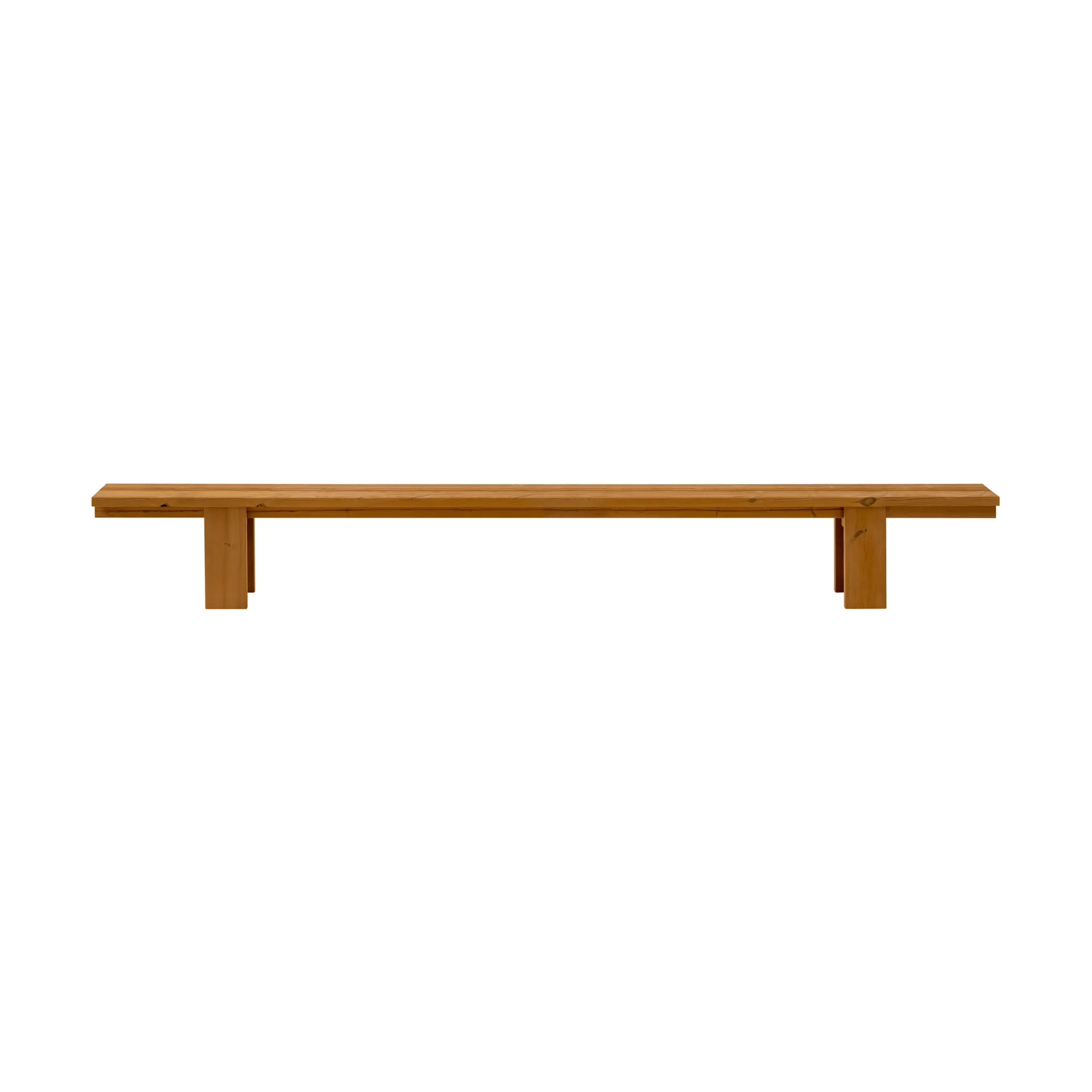 013 Osa Outdoor Bench penkki, Lämpökäsitelty mänty, 333×37×49 cm Vaarnii