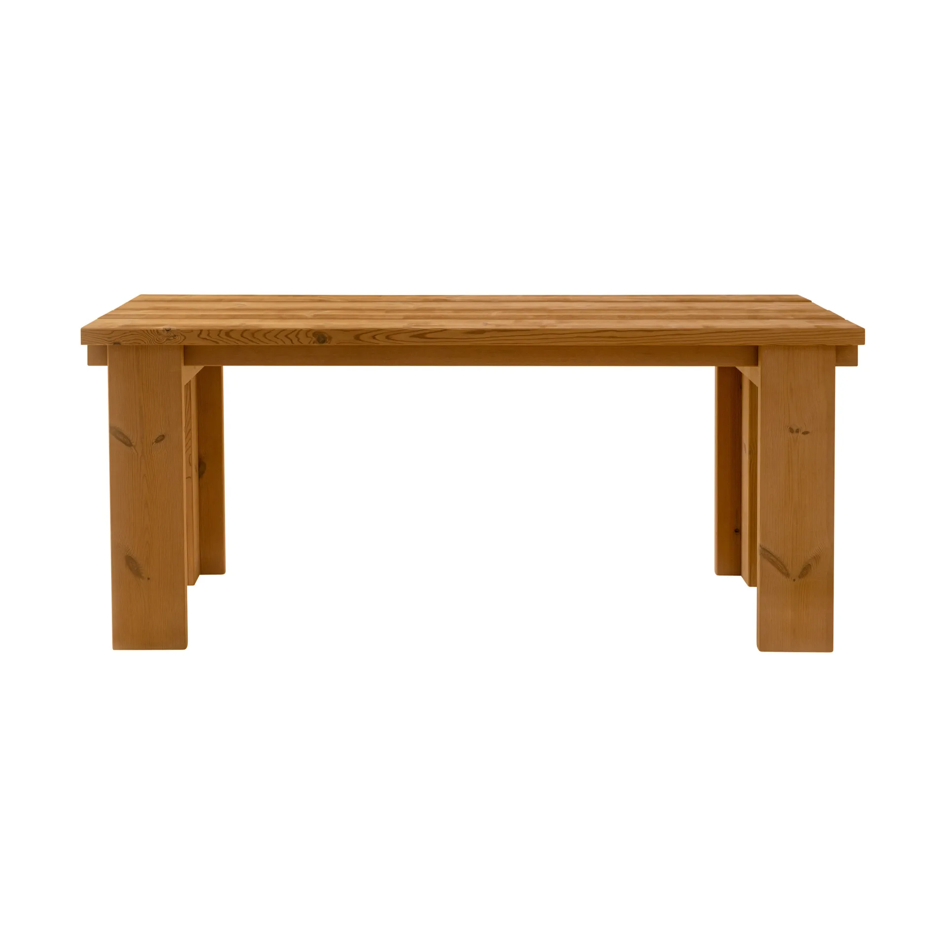 013 Osa Outdoor Table pöytä, Lämpökäsitelty mänty, 182×75×78 cm Vaarnii