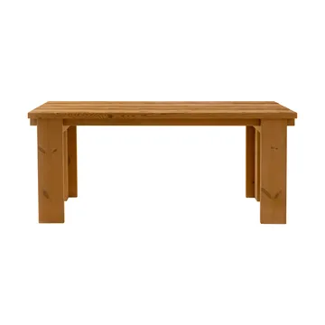 013 Osa Outdoor Table pöytä - Lämpökäsitelty mänty, 182×75×78 cm - Vaarnii