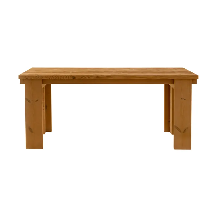 013 Osa Outdoor Table pöytä - Lämpökäsitelty mänty, 182×75×78 cm - Vaarnii