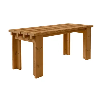 013 Osa Outdoor Table pöytä - Lämpökäsitelty mänty, 182×75×78 cm - Vaarnii