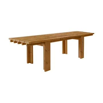 013 Osa Outdoor Table pöytä - Lämpökäsitelty mänty, 270×94×78 cm - Vaarnii