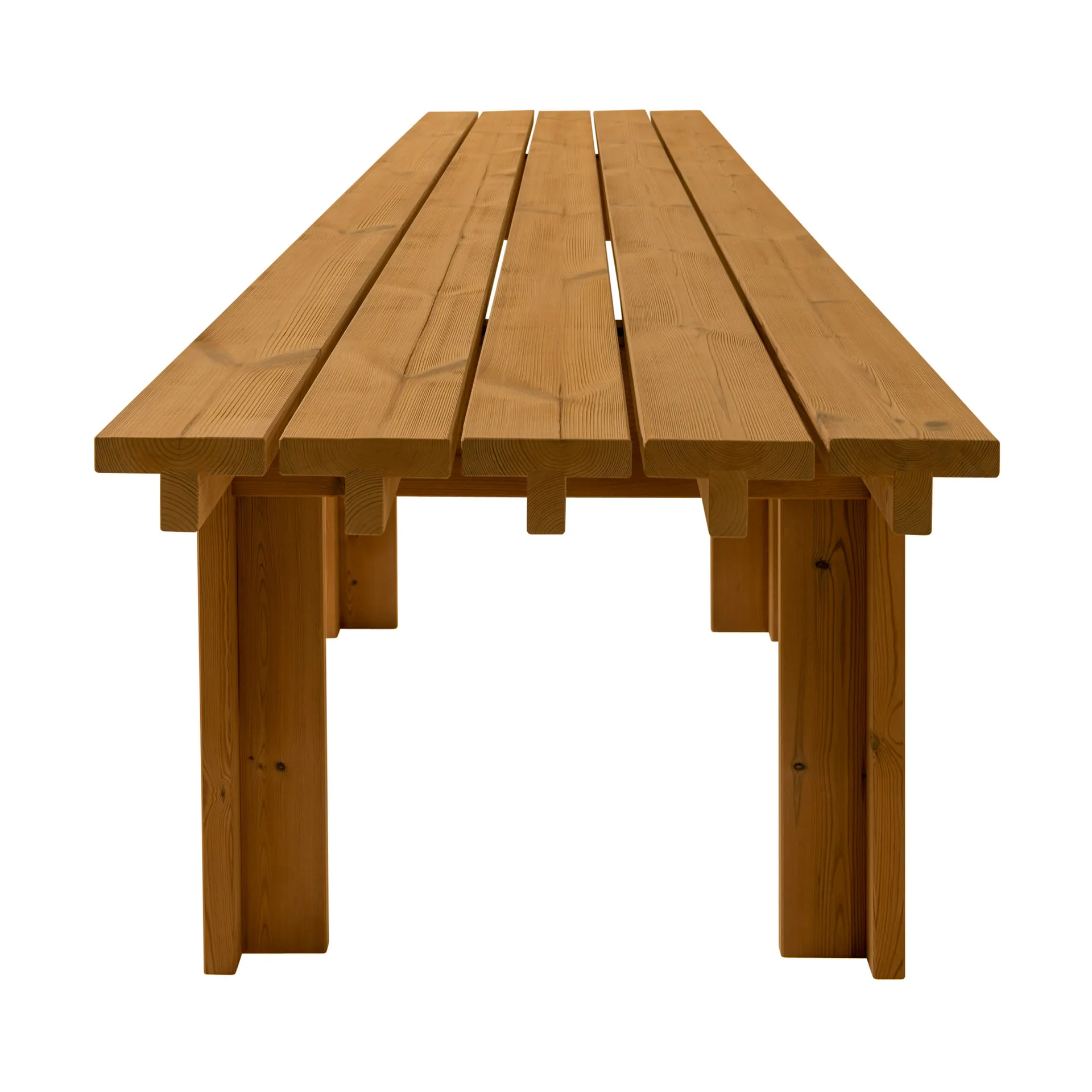 013 Osa Outdoor Table pöytä, Lämpökäsitelty mänty, 270×94×78 cm Vaarnii