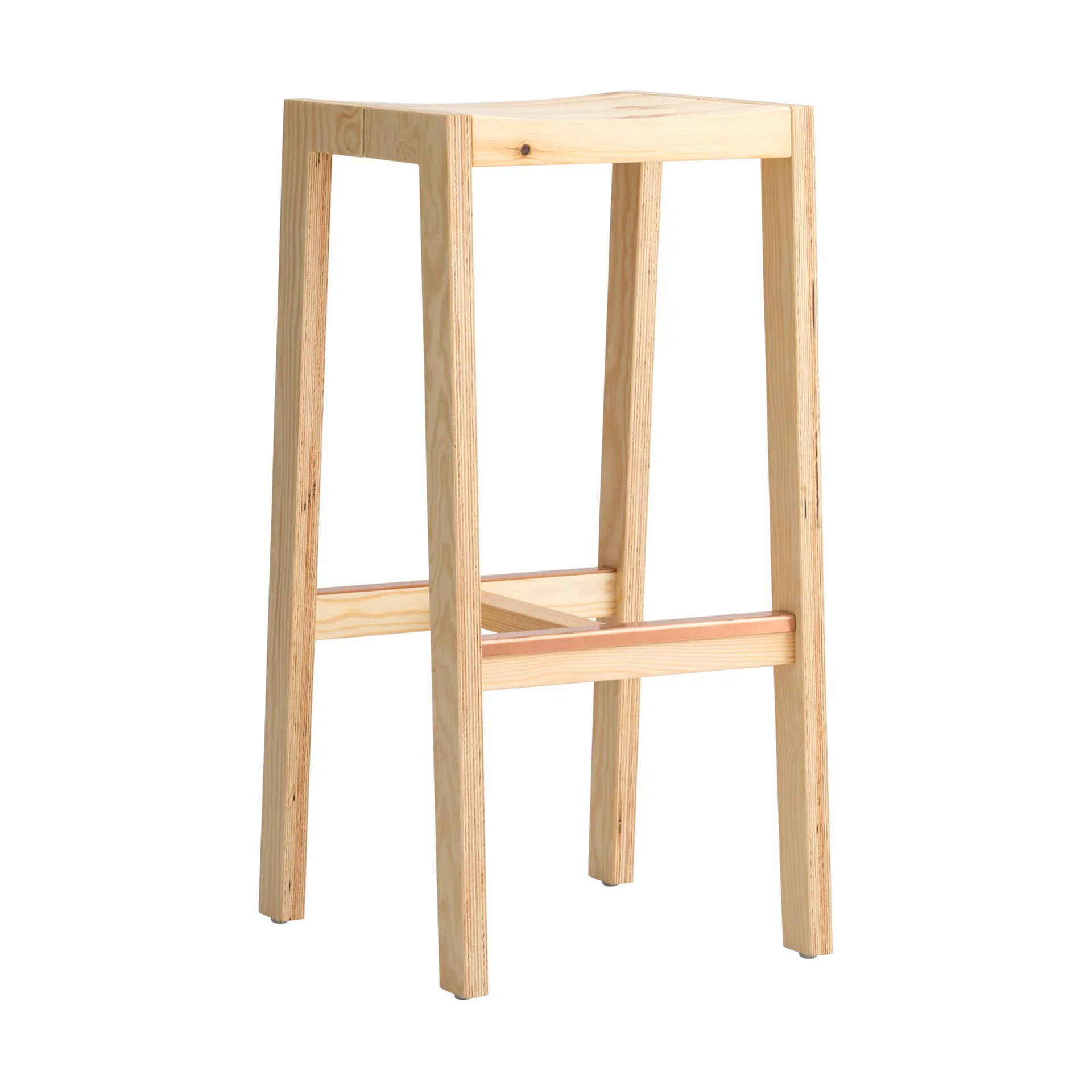 016 Maasto Bar Stool baarijakkara, Matta öljyvahattu mänty,, 75 cm Vaarnii