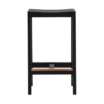 016 Maasto Bar Stool baarijakkara - Musta petsattu mänty, 65 cm - Vaarnii