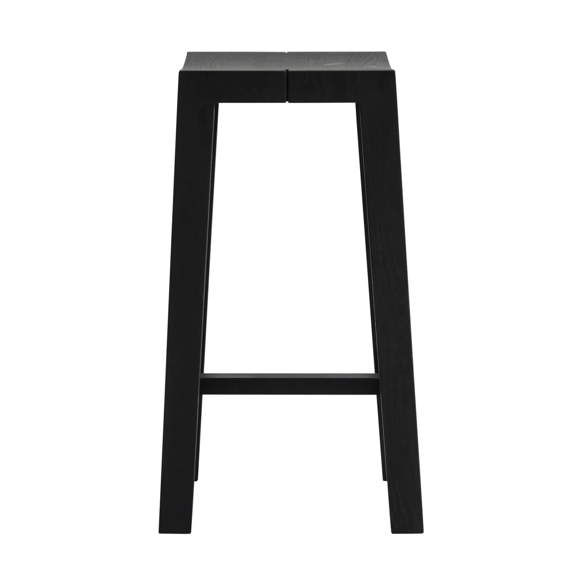 016 Maasto Bar Stool baarijakkara, Musta petsattu mänty, 65 cm Vaarnii