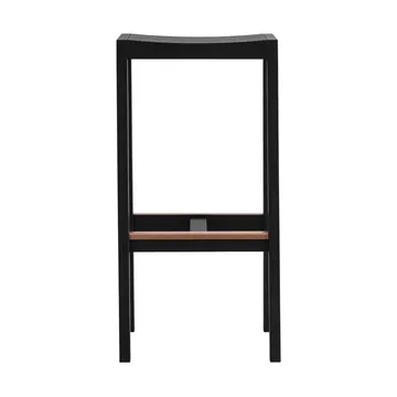 016 Maasto Bar Stool baarijakkara - Mustanharjattu mänty, 75 cm - Vaarnii