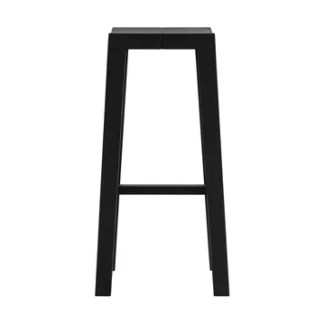016 Maasto Bar Stool baarijakkara - Mustanharjattu mänty, 75 cm - Vaarnii