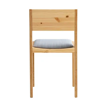 016 Maasto Dining Chair tuoli - Matta öljyvahattu mänty,, etupuolelta verhoiltu harmaa - Vaarnii