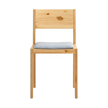 016 Maasto Dining Chair tuoli - Matta öljyvahattua mäntyä, verhoiltu istuin harmaa - Vaarnii