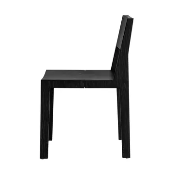 016 Maasto Dining Chair tuoli - Musta petsattu mänty - Vaarnii