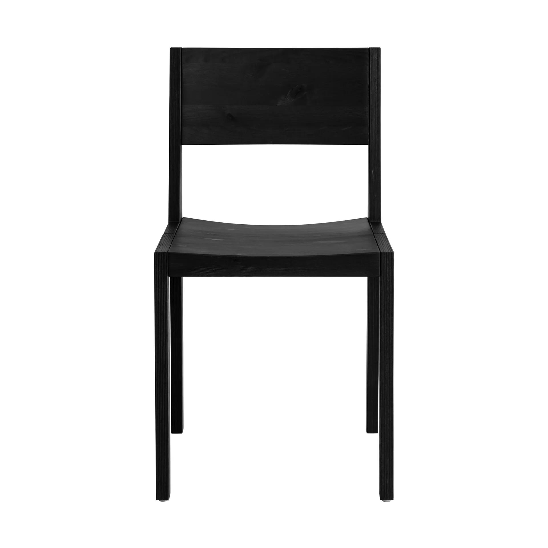 016 Maasto Dining Chair tuoli, Musta petsattu mänty Vaarnii