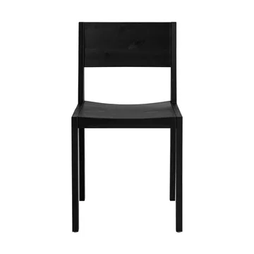 016 Maasto Dining Chair tuoli - Musta petsattu mänty - Vaarnii