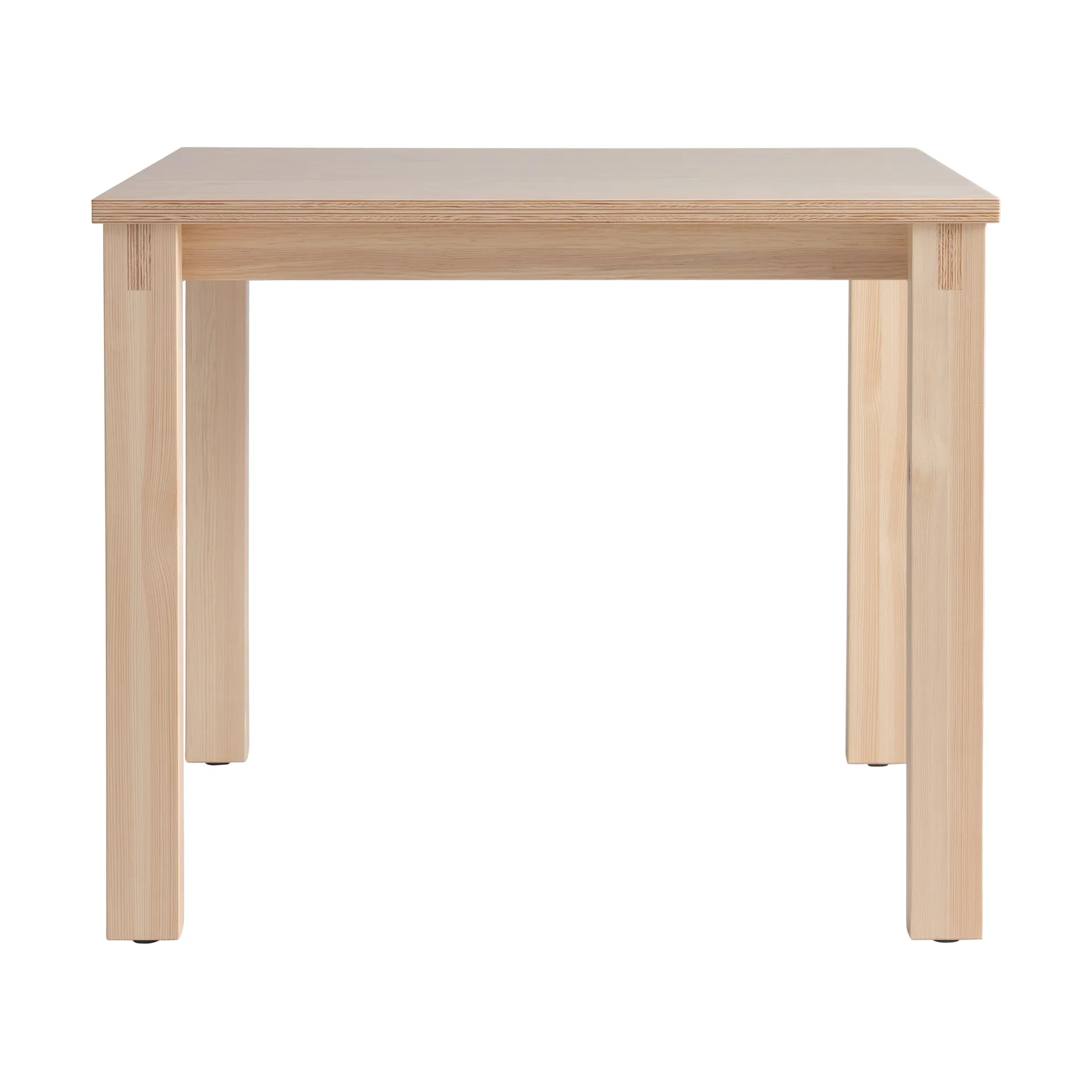 016 Maasto Table pöytä, Matta öljyvahattu mänty, 120×120×75 cm Vaarnii
