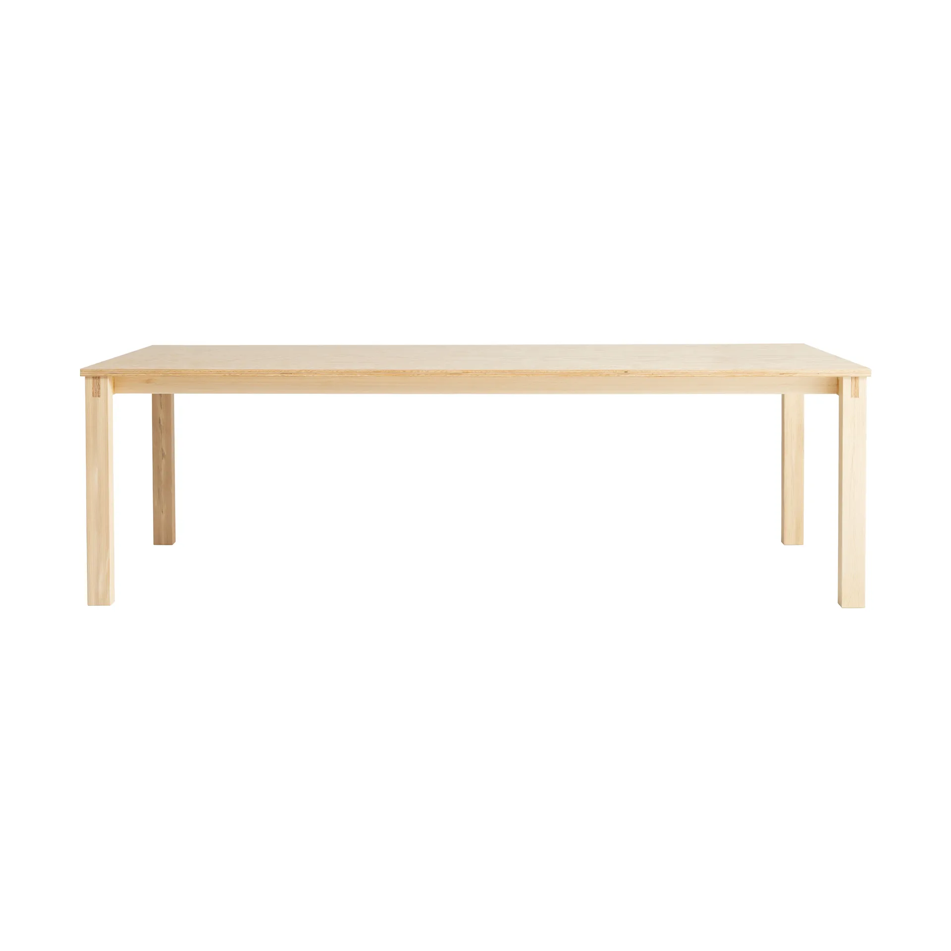 016 Maasto Table pöytä, Matta öljyvahattu mänty, 245×90 cm Vaarnii