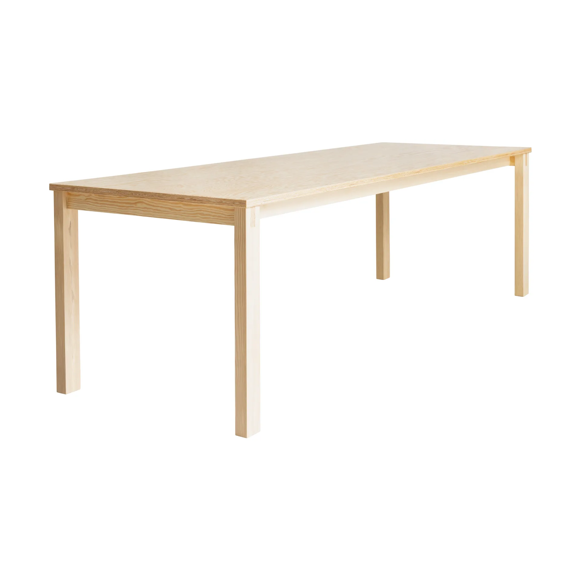 016 Maasto Table pöytä, Matta öljyvahattu mänty, 245×90 cm Vaarnii