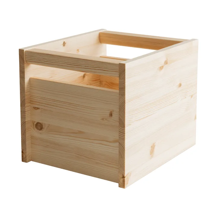 020 Koppa Crate säilytyslaatikko - Öljyvahattu mänty, large 38x43x36 cm - Vaarnii