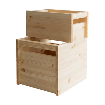 020 Koppa Crate säilytyslaatikko - Öljyvahattu mänty, large 38x43x36 cm - Vaarnii