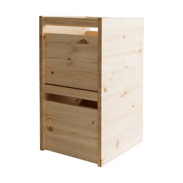 020 Koppa Crate säilytyslaatikko - Öljyvahattu mänty, large 38x43x36 cm - Vaarnii