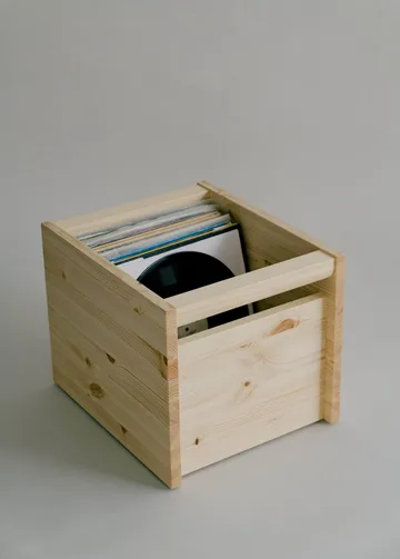 020 Koppa Crate säilytyslaatikko - Öljyvahattu mänty, large 38x43x36 cm - Vaarnii