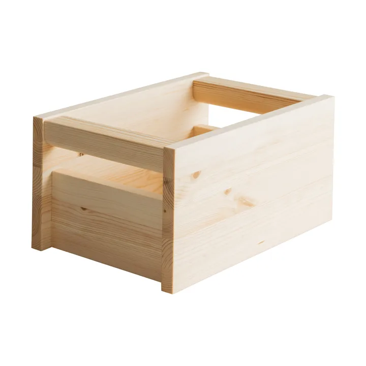 020 Koppa Crate säilytyslaatikko - Öljyvahattu mänty, small 29x43x22 cm - Vaarnii