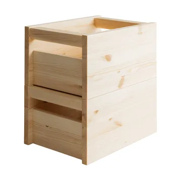 020 Koppa Crate säilytyslaatikko - Öljyvahattu mänty, small 29x43x22 cm - Vaarnii