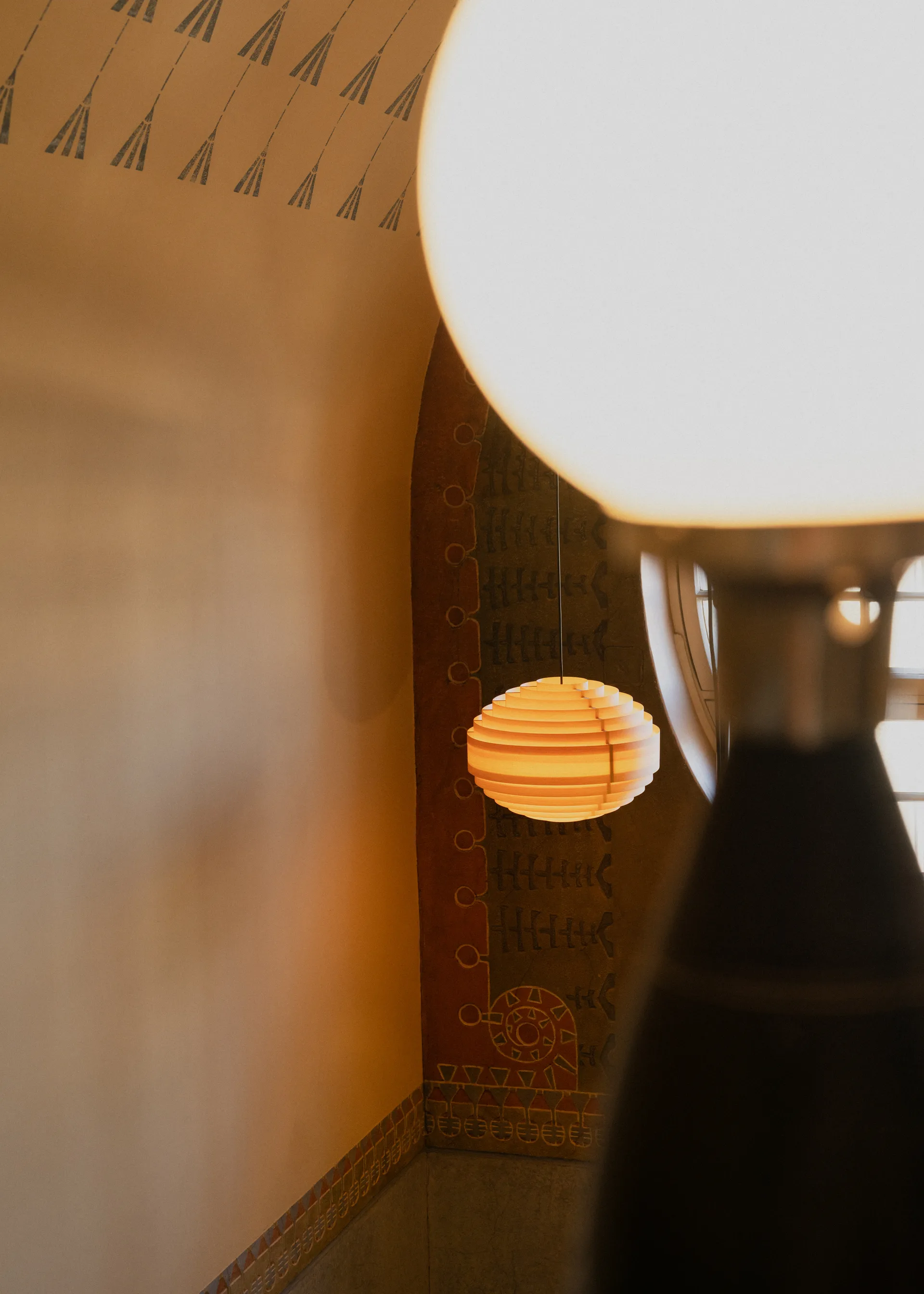 1002 Hans Pendant riippuvalaisin, Matta öljyvahattu mänty, Ø46 cm Vaarnii