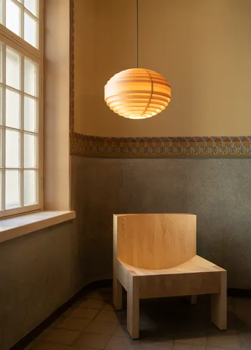 1002 Hans Pendant riippuvalaisin - Matta öljyvahattu mänty, Ø46 cm - Vaarnii