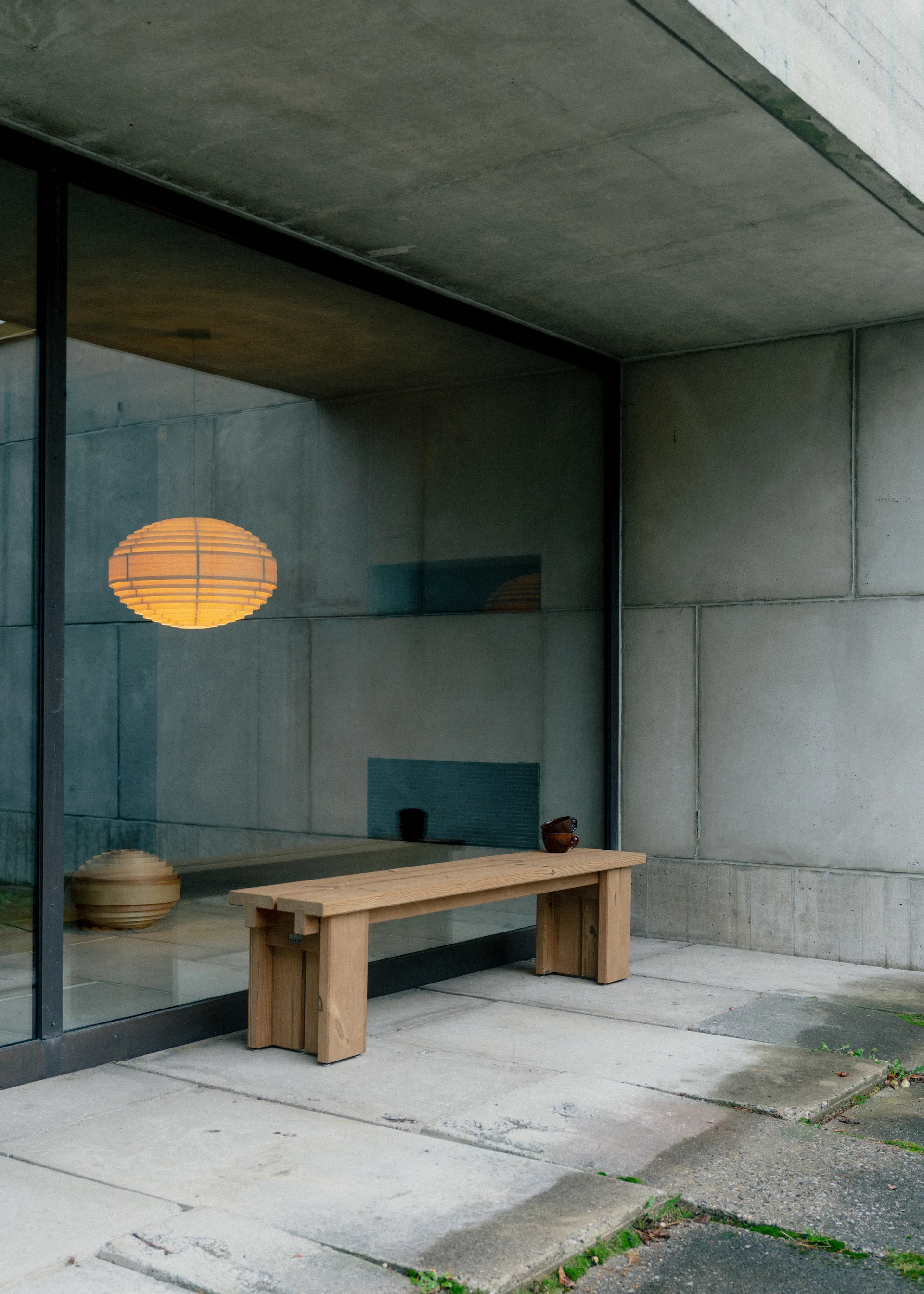 1002 Hans Pendant riippuvalaisin, Matta öljyvahattu mänty, Ø46 cm Vaarnii