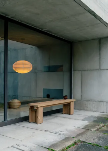 1002 Hans Pendant riippuvalaisin - Matta öljyvahattu mänty, Ø46 cm - Vaarnii