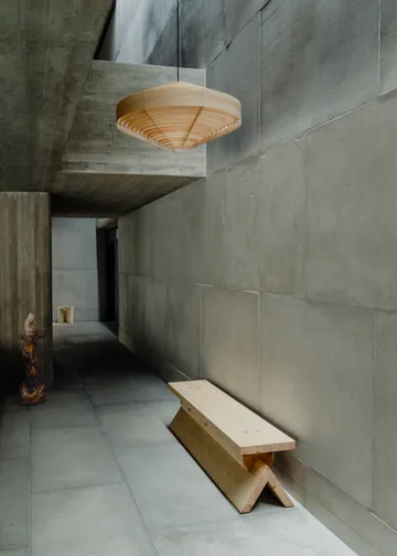 1003 Hans Pendant riippuvalaisin - Matta öljyvahattu mänty, XL Ø90 cm - Vaarnii