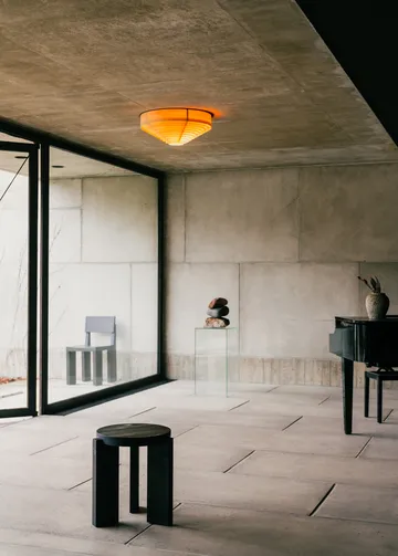 1005 Hans kattovalaisin plafondi - Matta öljyvahattu mänty, Ø42 cm - Vaarnii