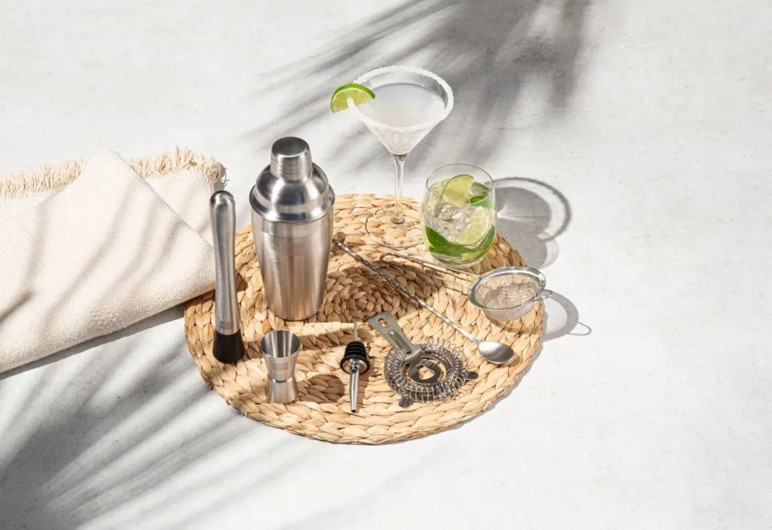 Vacuvin Lovers Bar In A Box cocktailsetti, Ruostumatonta terästä, 7 osaa Vacuvin