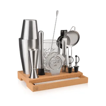 Vacuvin Master Bar In a Box cocktailsetti - Ruostumatonta terästä, 16 osaa - Vacuvin