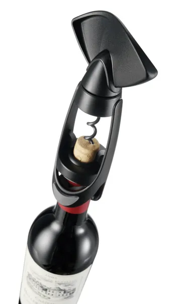 Vacuvin Twister kierrekorkkiruuvi - Musta - Vacuvin