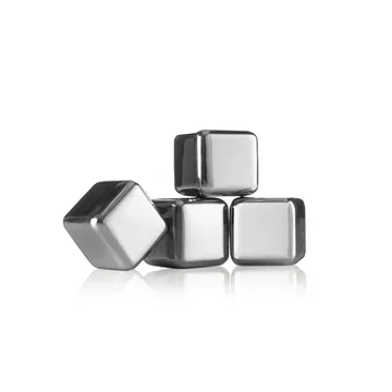 Vacuvin viskikivet - Ruostumatonta terästä, 4-pack - Vacuvin