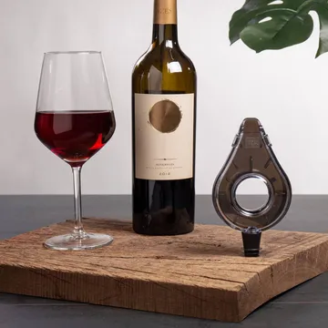 Vacuvin Wine Areator viinikaadin - Harmaa - Vacuvin
