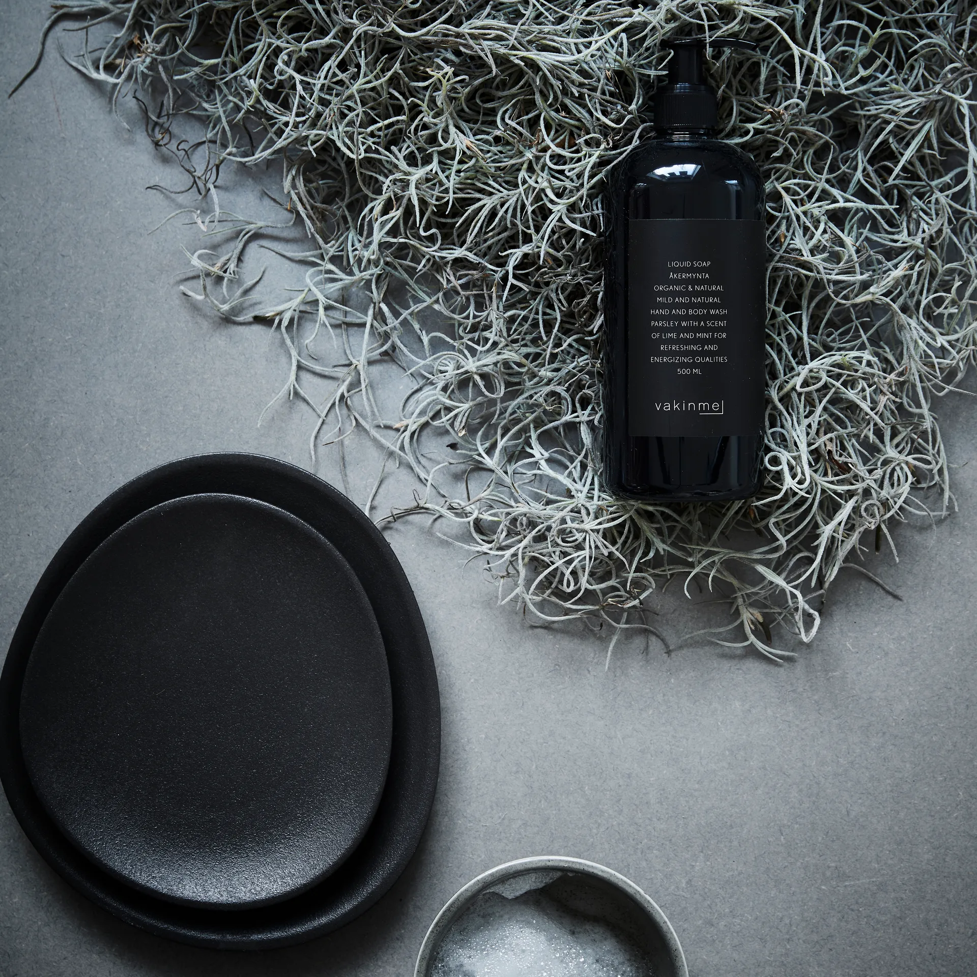 Vakinme nestesaippua 500 ml, Åkermynta Vakinme