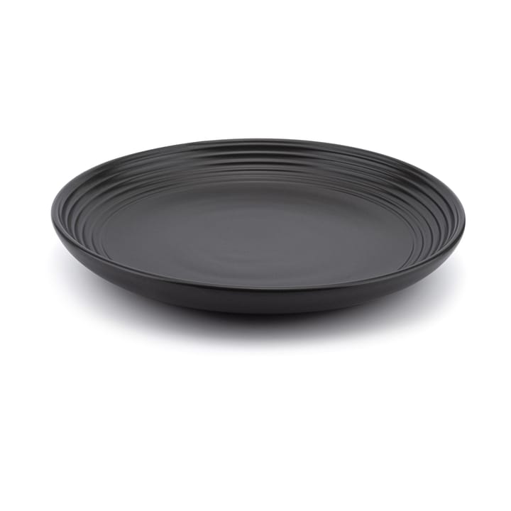 Bistro lautanen Ø 25 cm 4-pakkaus, Valkoinen, hiekanharmaa, antrasiitti, musta Vargen & Thor