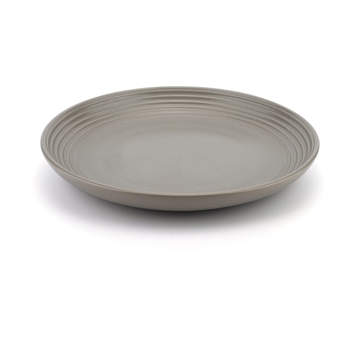 Bistro lautanen Ø 25 cm 4-pakkaus, Valkoinen, hiekanharmaa, antrasiitti, musta Vargen & Thor