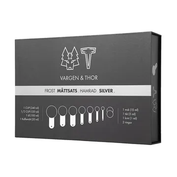 Frost mittasarjasetti - Hopea, 7 osaa - Vargen & Thor